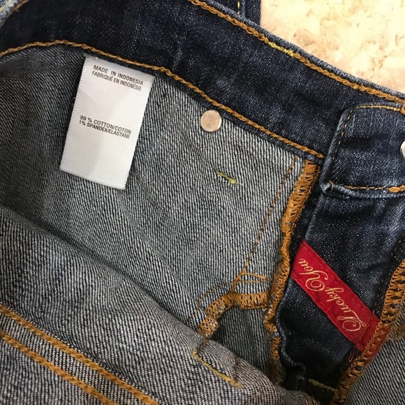 LUCKY Cropped Jeans Capri Length Size 8 or 29 - Picture 6 of 6